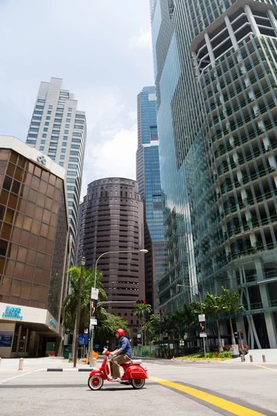 Zentrales Geschäftsviertel von Singapore — Stockfoto
