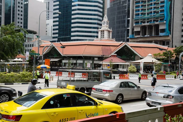 Centrale Boulevard in Singapore — Stockfoto