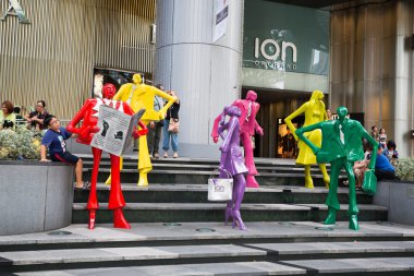 Sculpture at the mall ION Orchard, Singapore