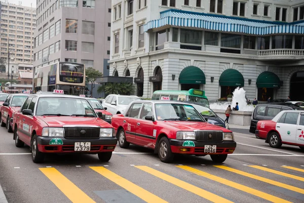 Taxi in Hong Kong — Stockfoto