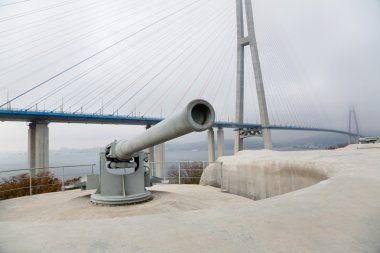 Silah kıyı batarya Vladivostok kale, Rusya Federasyonu