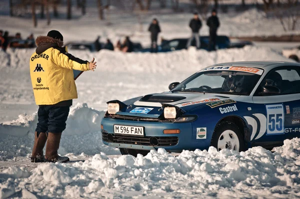 Rally sprint. Kazakstan. — Stockfoto