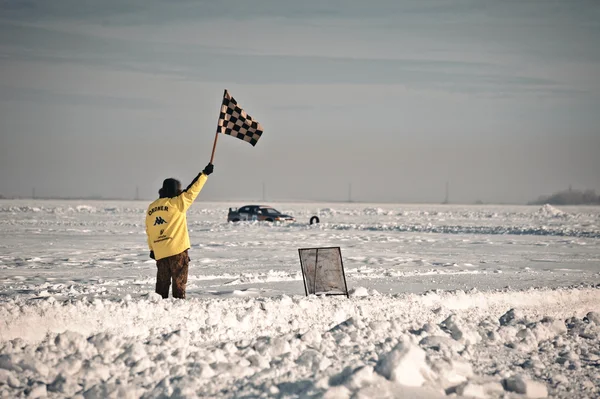 Rally sprint. Kazakhstan. — Stock Photo, Image