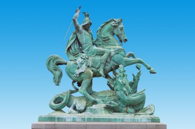 St. George ejderha öldürür