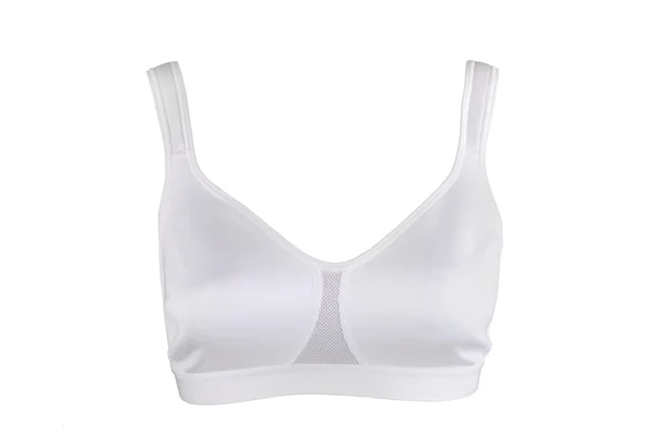 Reggiseno sportivo donna isolato su bianco — Foto Stock