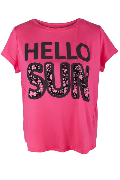 Roze vrouwelijke t-shirt — Stockfoto