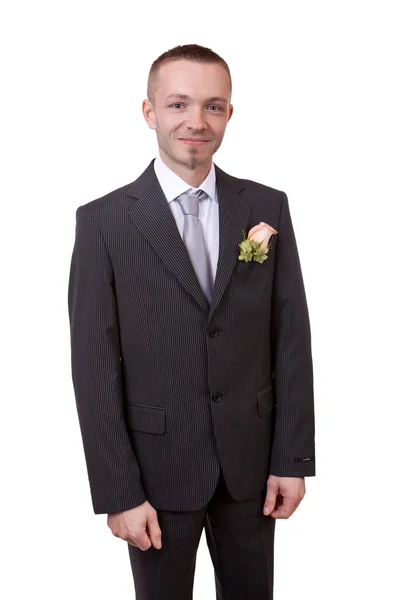 Happy groom portrait — Stock Photo, Image
