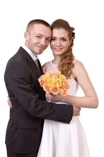 Νεαρό ζευγάρι γάμου — Φωτογραφία Αρχείου