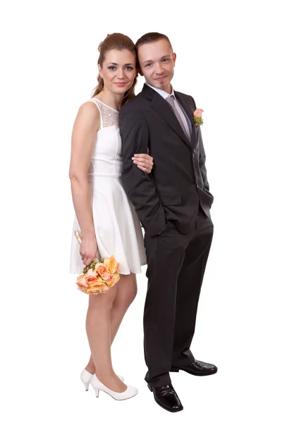 Junges Hochzeitspaar — Stockfoto