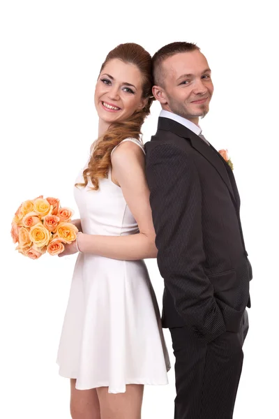 Young wedding couple — Stock Photo, Image