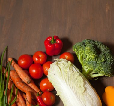 Sebze taze çiğ set