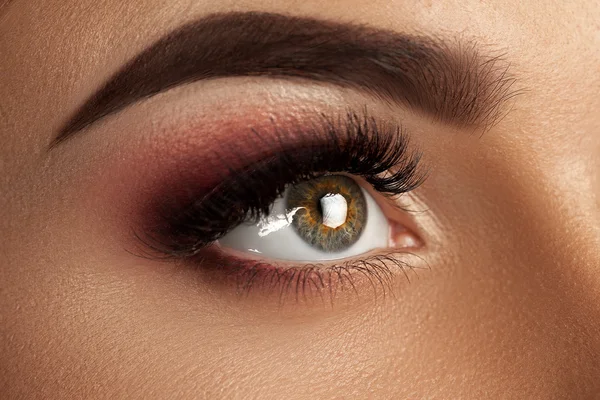 Close up of eye with make up — Stock Photo, Image