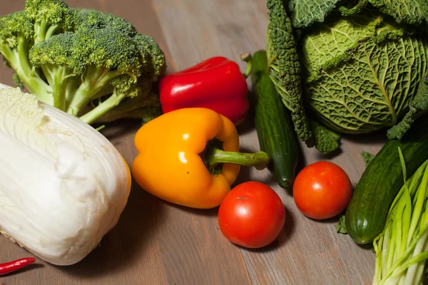 Fresh raw set of vegetables — Stock Photo, Image