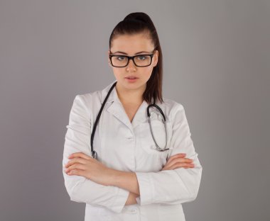 Beyaz katı hemşire