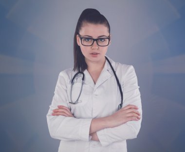 Beyaz katı hemşire