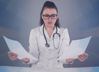 Hemşire ve tıp kağıtları