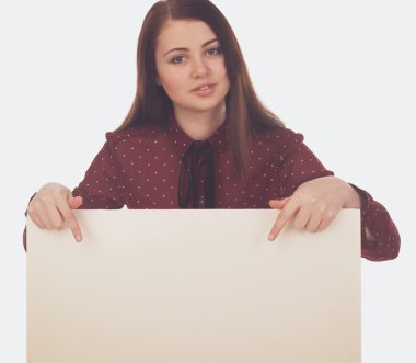 Kadın el geri üzerine yağlıboya