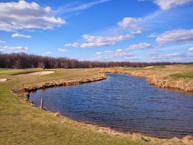 Golf oyun açık havada