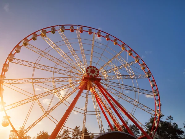 Exciting Farrish Wheel in park — Stock Photo, Image