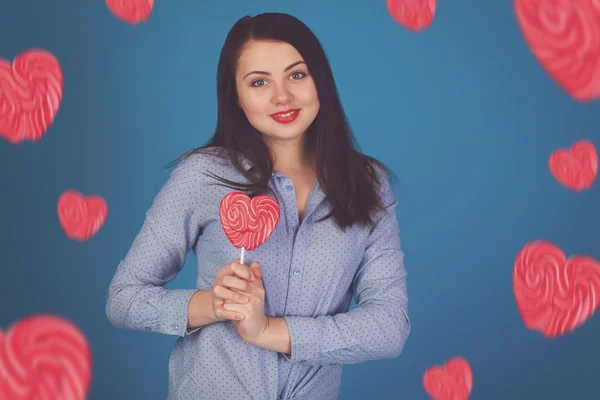 Heart-shaped candy — Stock Photo, Image