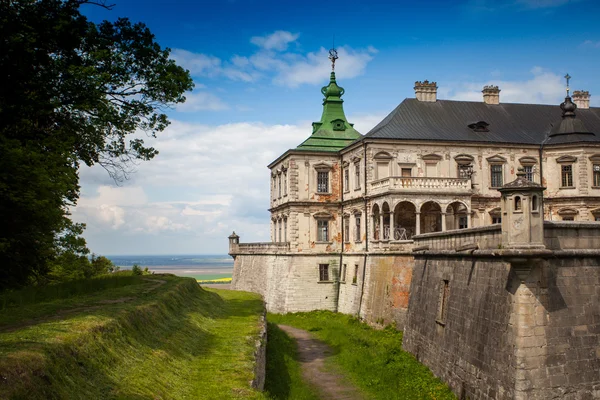 Gamla slott omgivet med sommaren naturen — Stockfoto