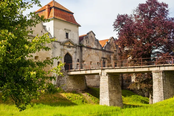 Kastil tua dikelilingi dengan musim panas alam — Stok Foto