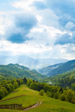 Muhteşem dağ manzarası