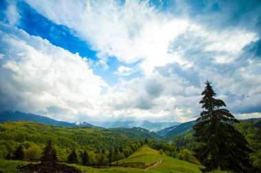 Muhteşem dağ manzarası