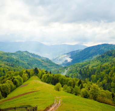 Muhteşem dağ manzarası