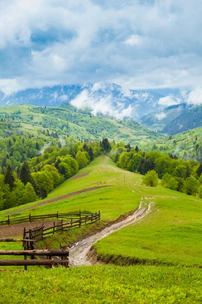 Úžasný pohled z hora — Stock fotografie