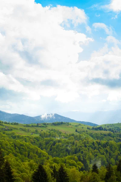 Úžasný pohled z hora — Stock fotografie