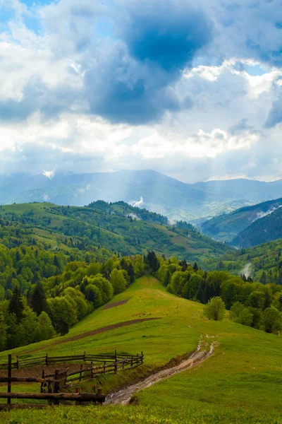 Fantastisk utsikt från berget — Stockfoto