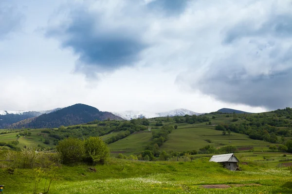 Hermoso paisaje con cielo azul — Foto de Stock