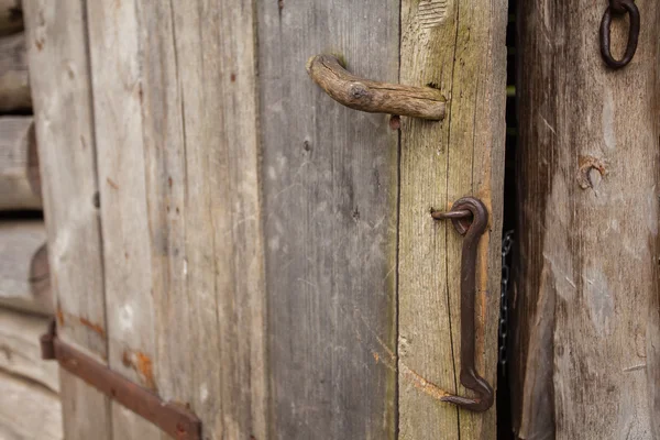 The old wooden door — Stock Photo, Image