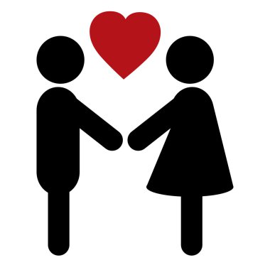 Logo Sevgililer günü. Vektör