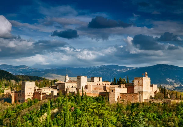 Fortress of Alhambra. Granada, Spain — Stock Photo, Image