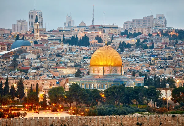 Kaya kubbe. Jerusalem, İsrail