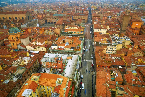Letecký pohled na Bologna. Itálie — Stock fotografie