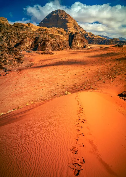 Wadi Rum desert, Jordania —  Fotos de Stock