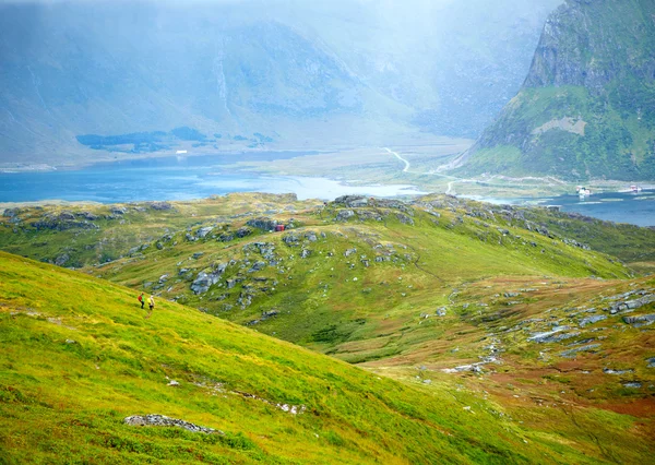 Caminhadas em norway do norte — Fotografia de Stock