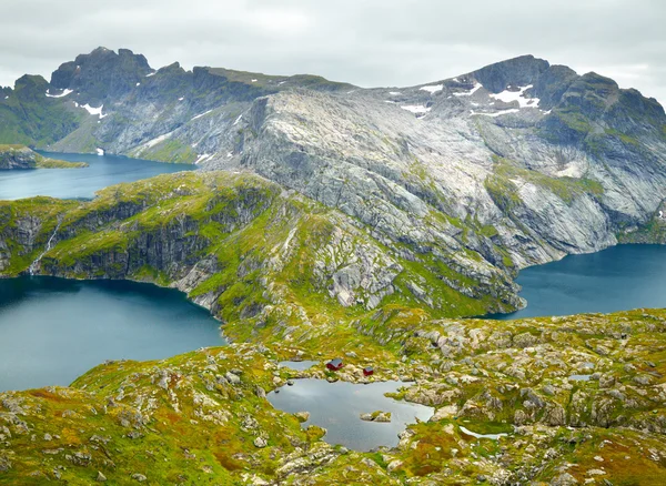 Paesaggi della Norvegia settentrionale. Isole Lofoten — Foto Stock