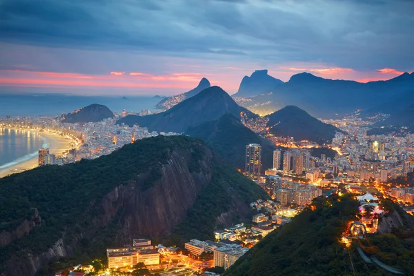 Nattvisning i Rio de Janeiro, Brasilien — Stockfoto