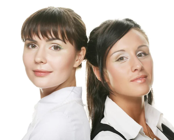 两个女企业家的肖像 图库照片