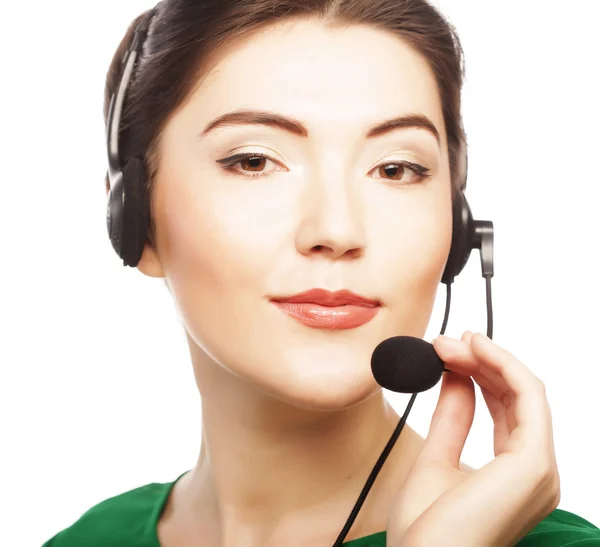 Woman customer service worker — Stock Photo, Image