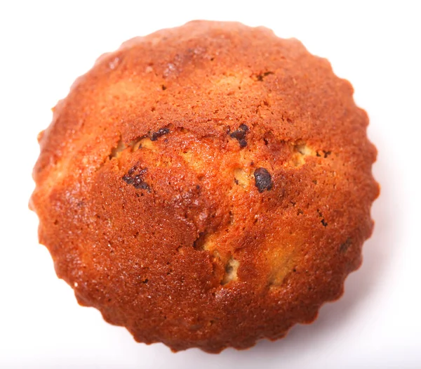 Cupcake em um fundo branco, close up — Fotografia de Stock