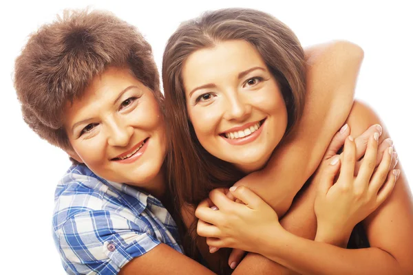 Portrait of daughter embracing her mother Royalty Free Stock Images