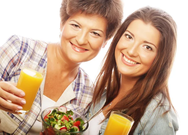 Mother and daughter - health life. — Stock Photo, Image