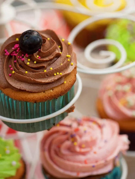 Vintage cupcakes — Stock Photo, Image