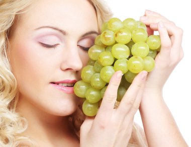 gra birkaç tutan sarışın kadın