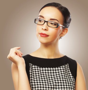 genç iş kadını portresi